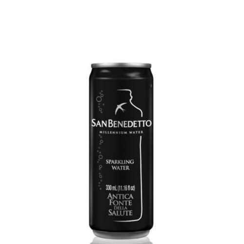 Acqua antica fonte salute frizzante cl33 lattina