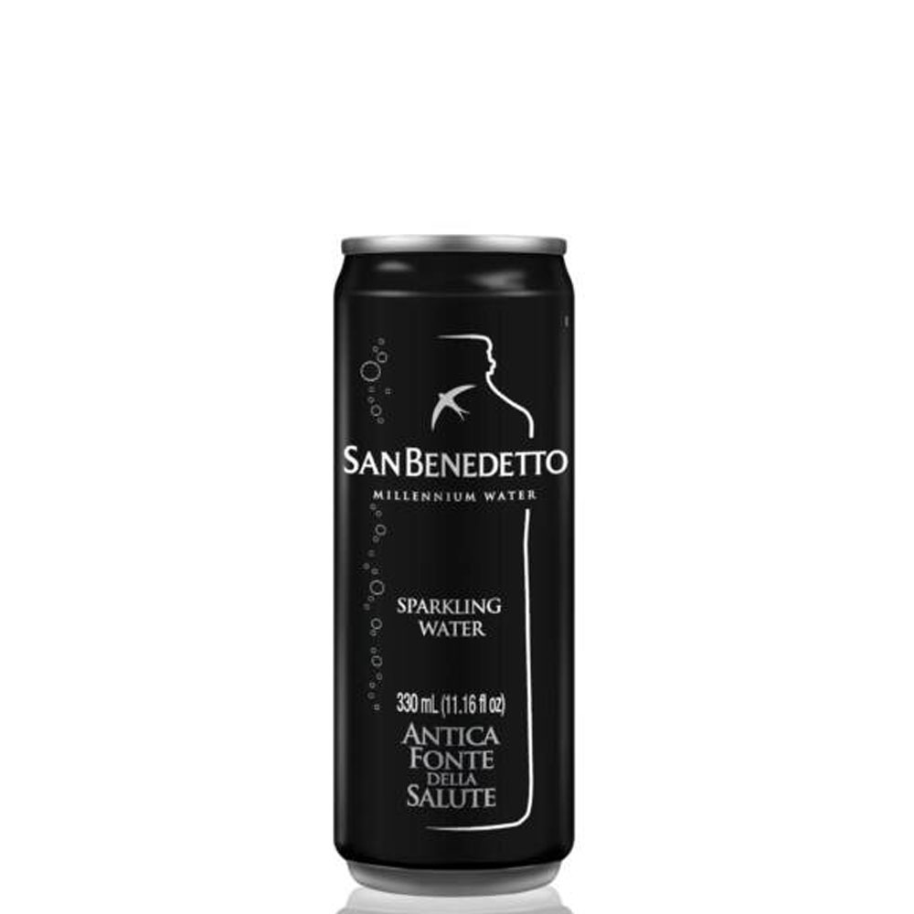Acqua antica fonte salute frizzante cl33 lattina