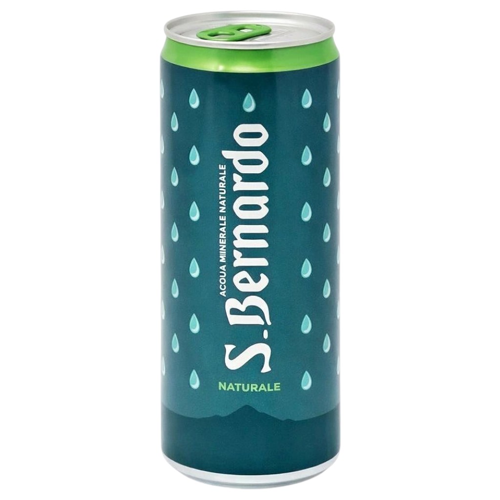 Acqua naturale San Bernardo cl 33 lattina