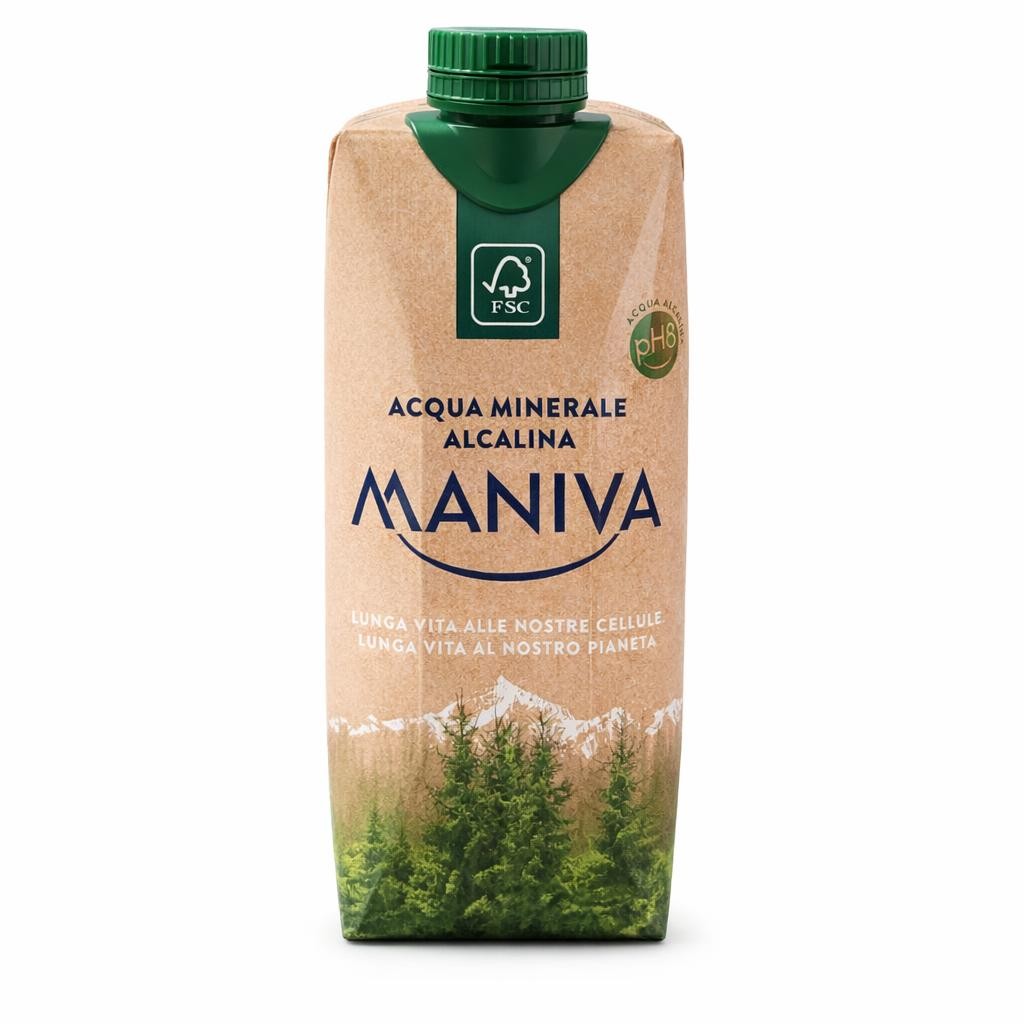 Acqua naturale Maniva brik cl 50