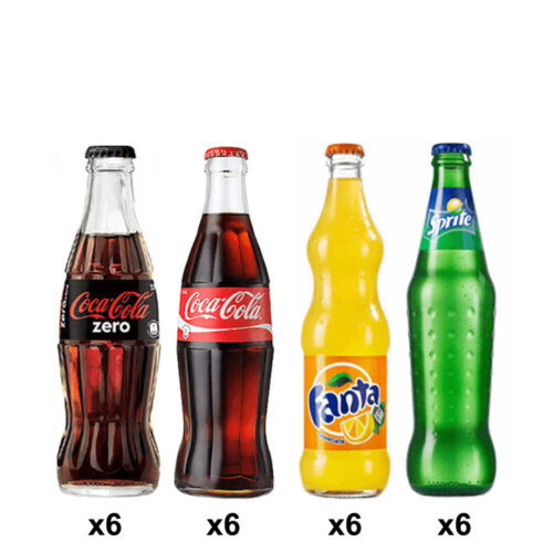 Coca Cola, Zero, Fanta, Sprite cl 25 Multi gusti Cassa mista