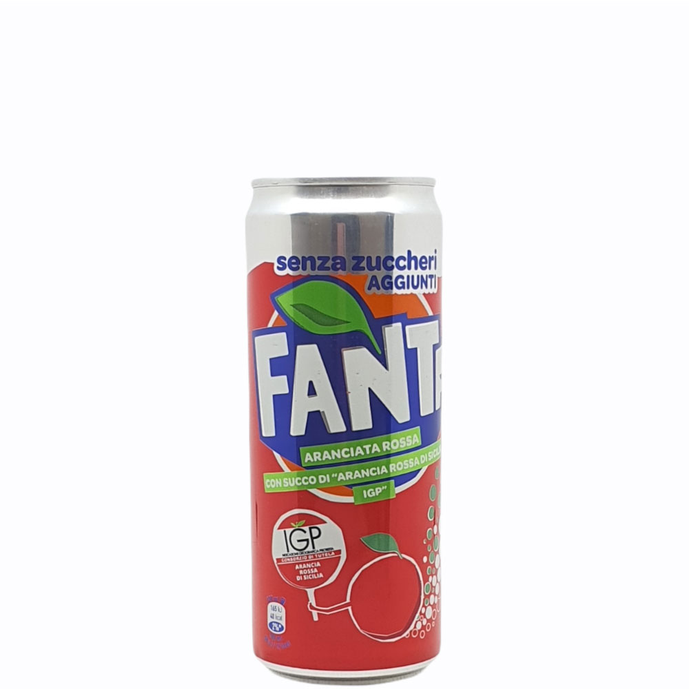 Fanta Arancia Rossa Zero cl 33 Lattina