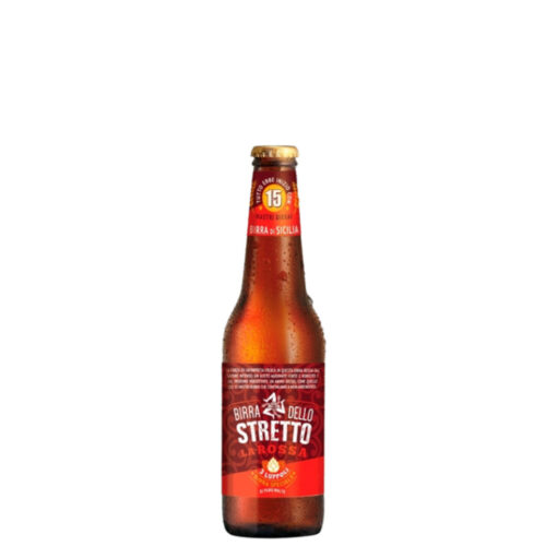 Birra dello Stretto La Rossa cl 33 vap 3 Luppoli Puro Malto