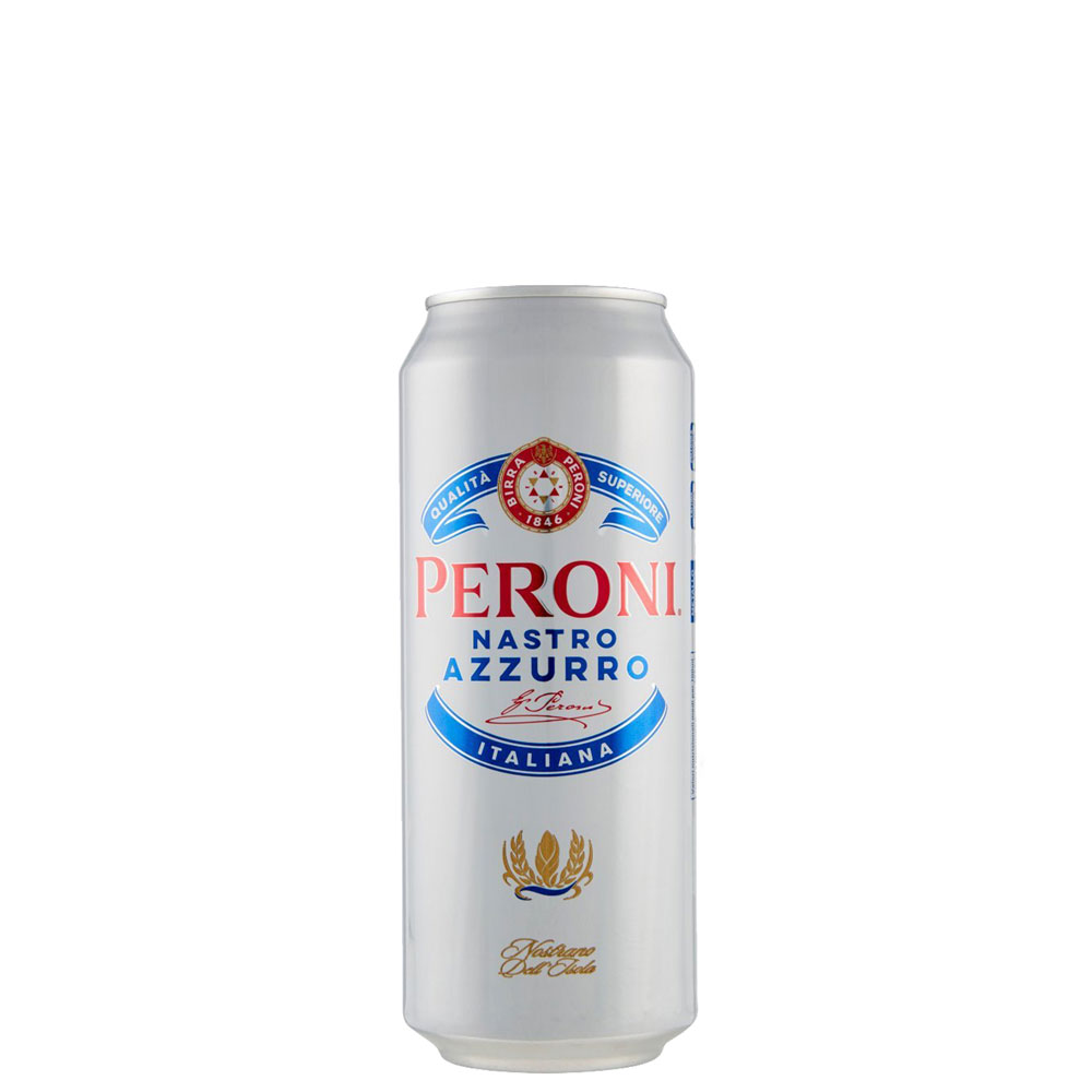 Birra Peroni nastro azzurro cl 33 lattina