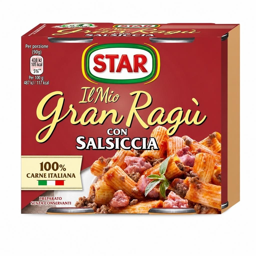 Ragu' Star Salsiccia gr 180