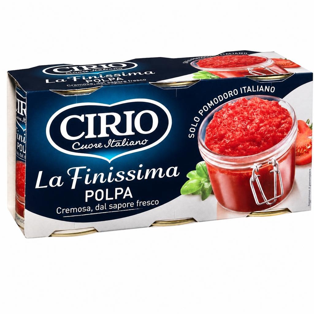 Polpa Pomodoro Cirio finissima g400 tris