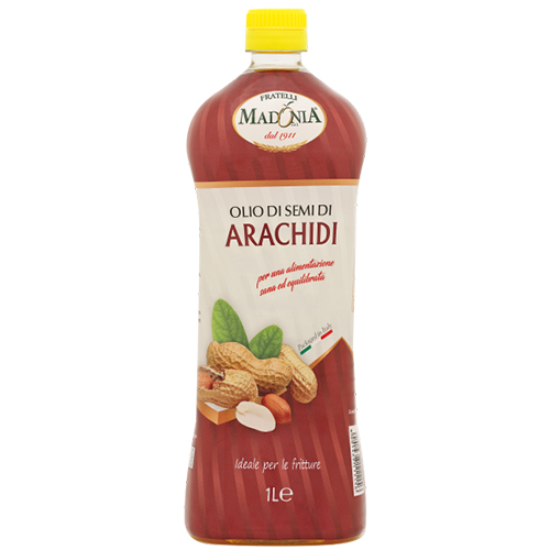 Olio Madonia Semi Arachidi lt 1 pet BOTTIGLIA SLEEVE