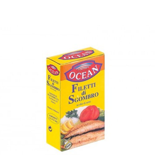 Filetti di Sgombro Ocean Olio Girasole gr 125 latta