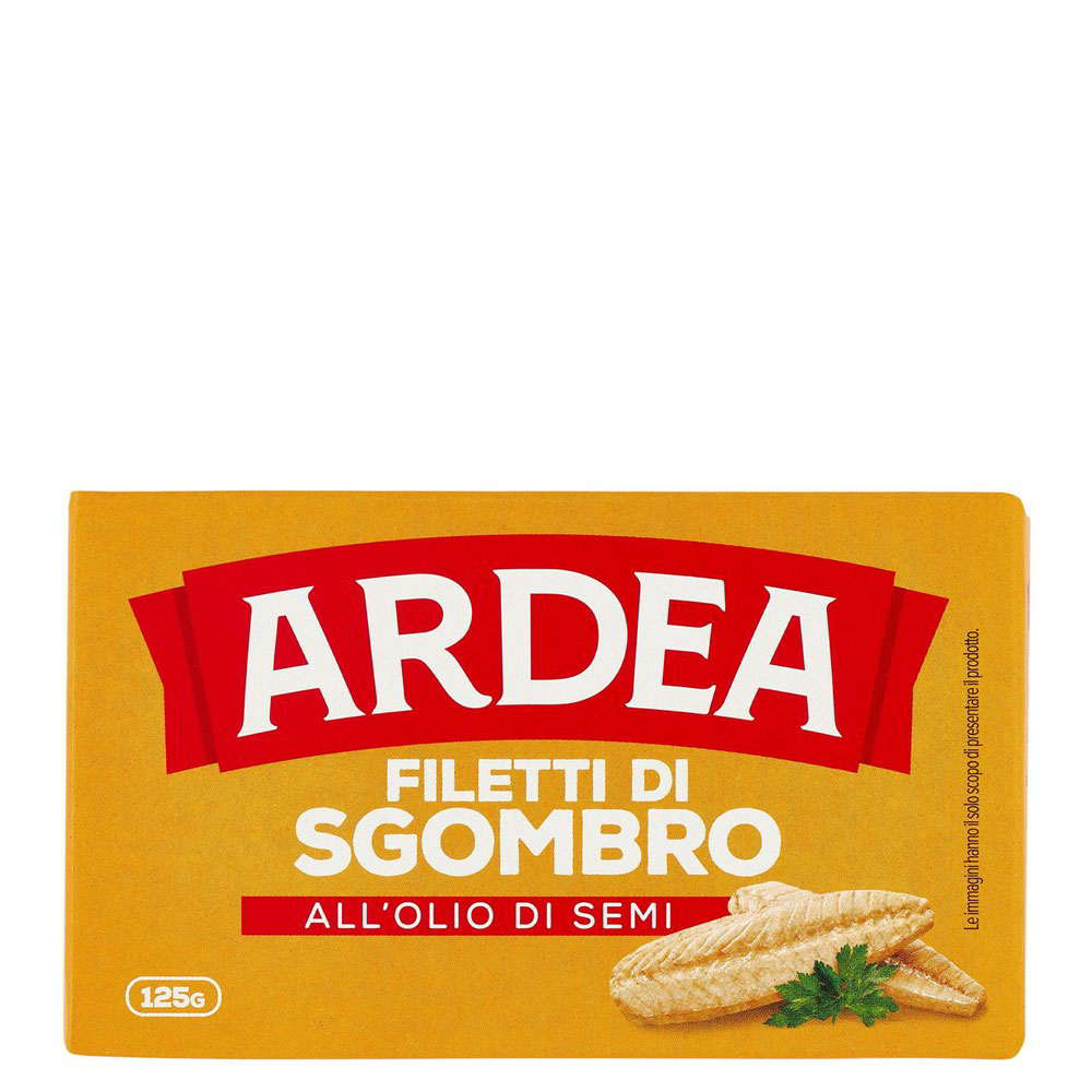 Filetti di Sgombro Ardea gr 125 Olio Girasole latta