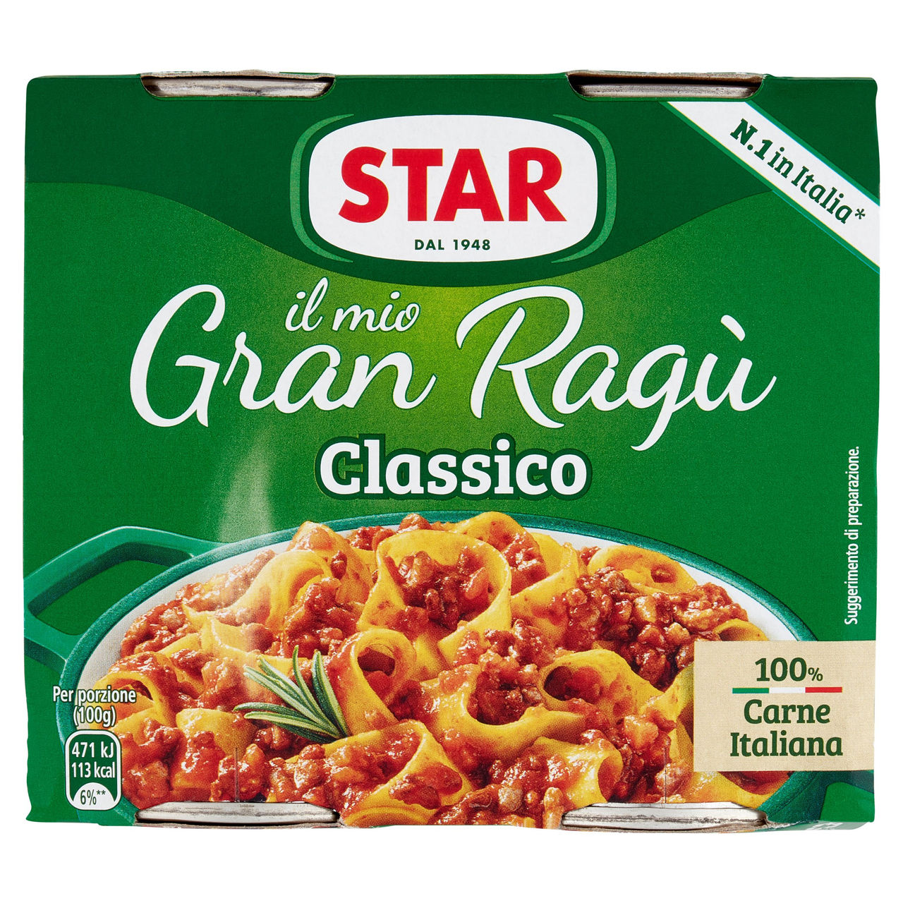 CG2127 Ragu' classico sTAR g 180X2 MINIBOX