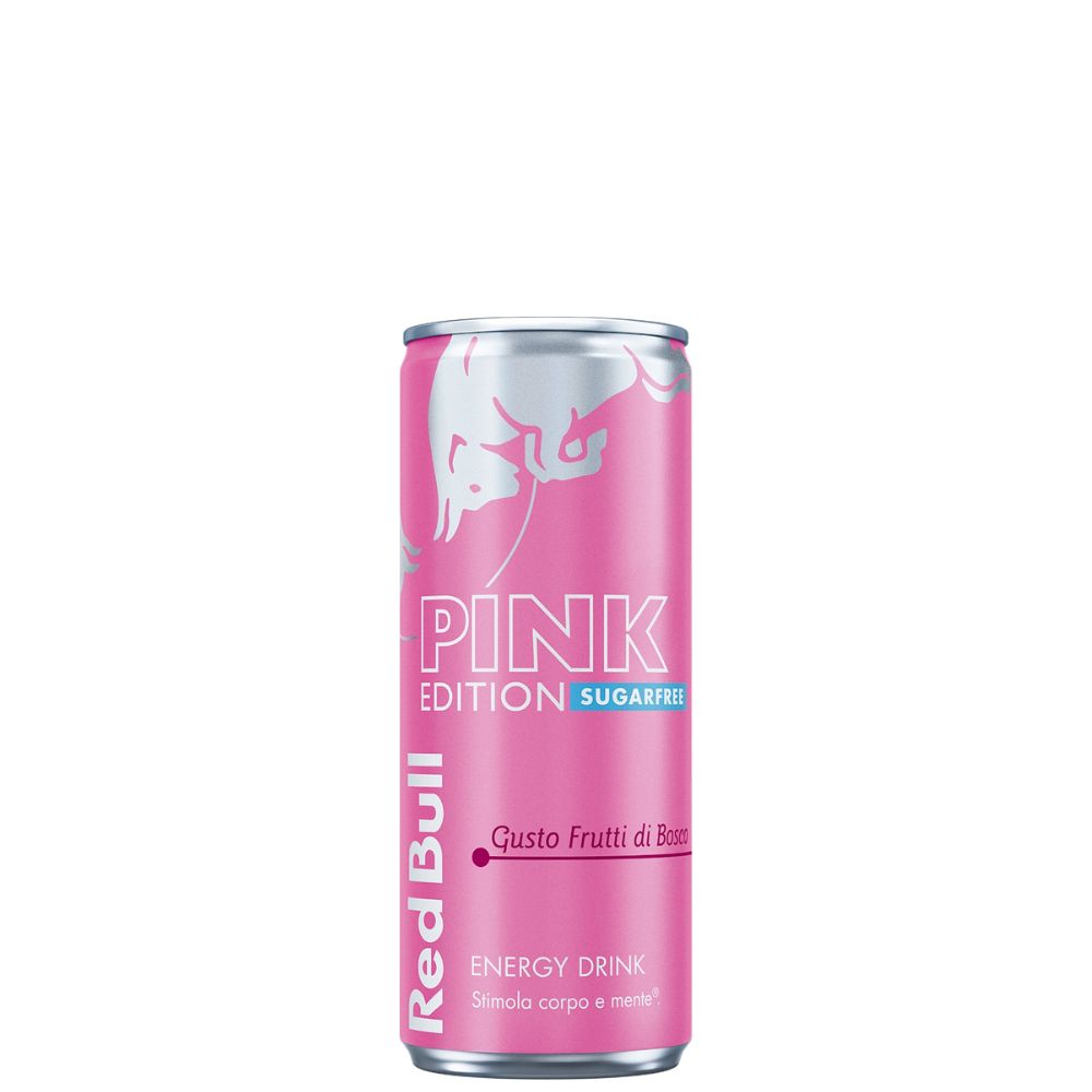 Red Bull Summer Edition pink senza zucchero frutti di bosco cl 25 lattina