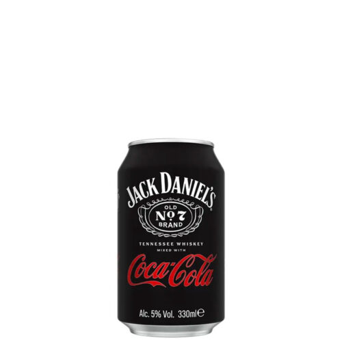 Jack Daniel's & Coca Cola cl 33 lattina