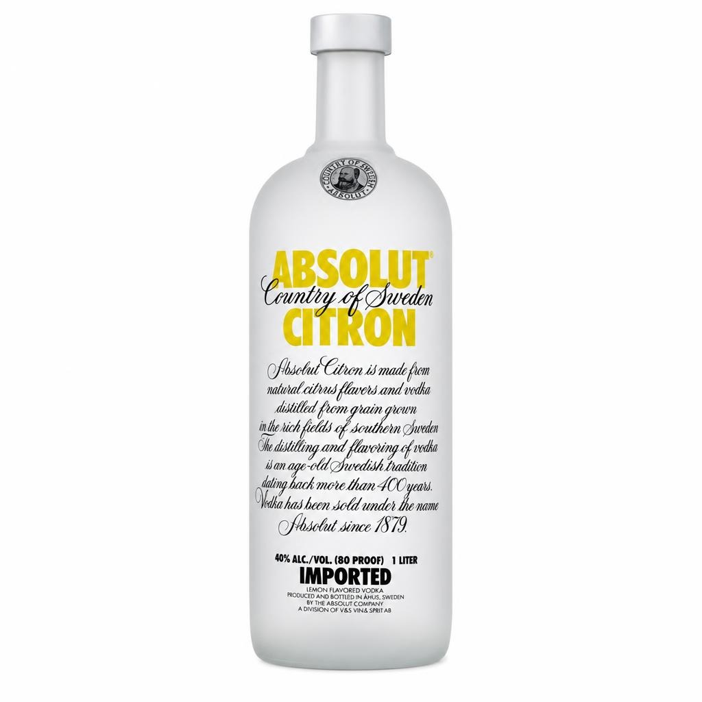 Vodka Absolut Citron lt 1