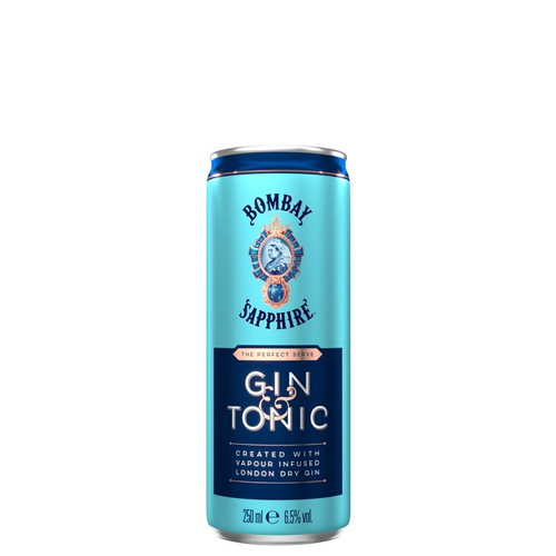 Gin & Tonic Bombay Sapphire cl 25 Lattina