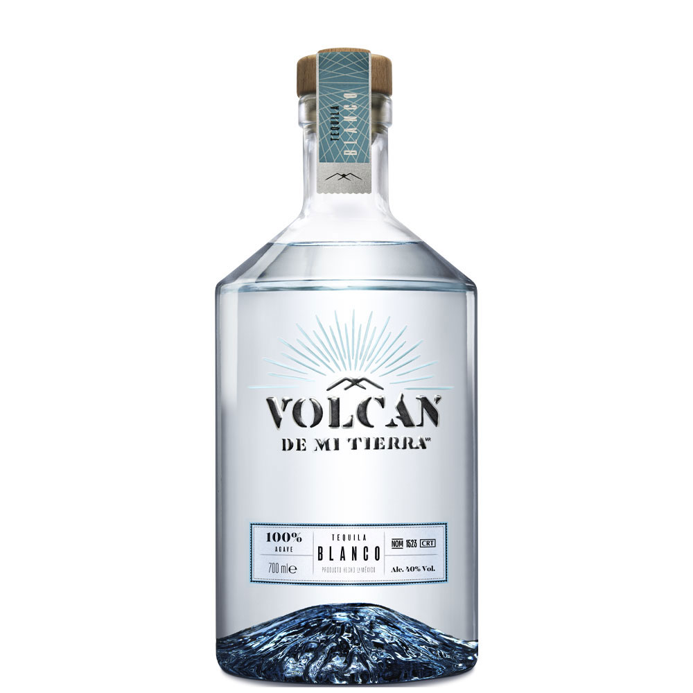 Tequila Volcan Blanco 100% agave cl 70