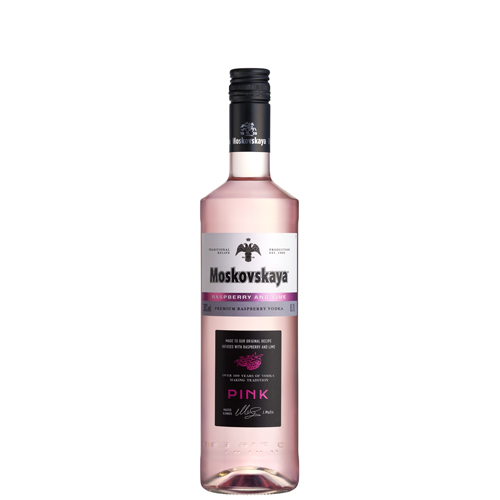 Vodka Moskovskaya Pink cl 70 Raspberry & Lime