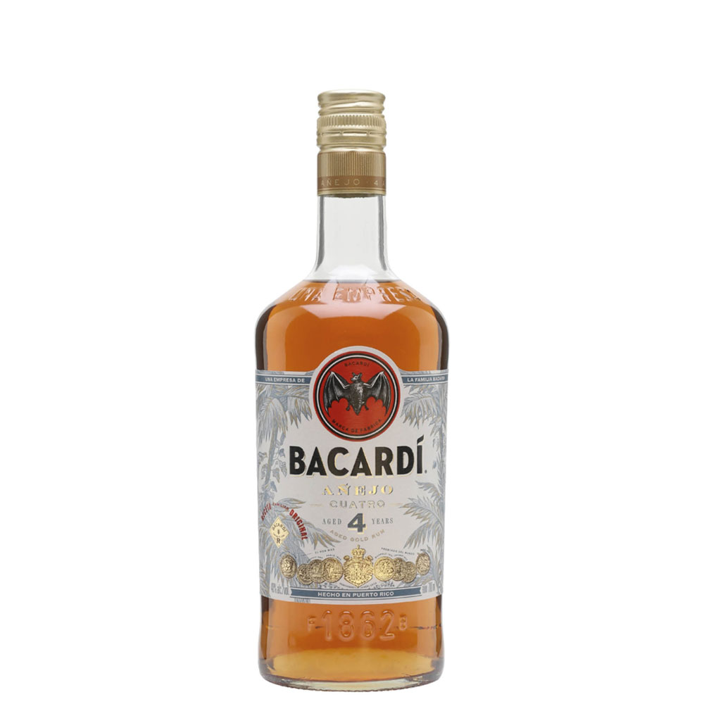 Rum Bacardi Añejo 4 anni cl 70
