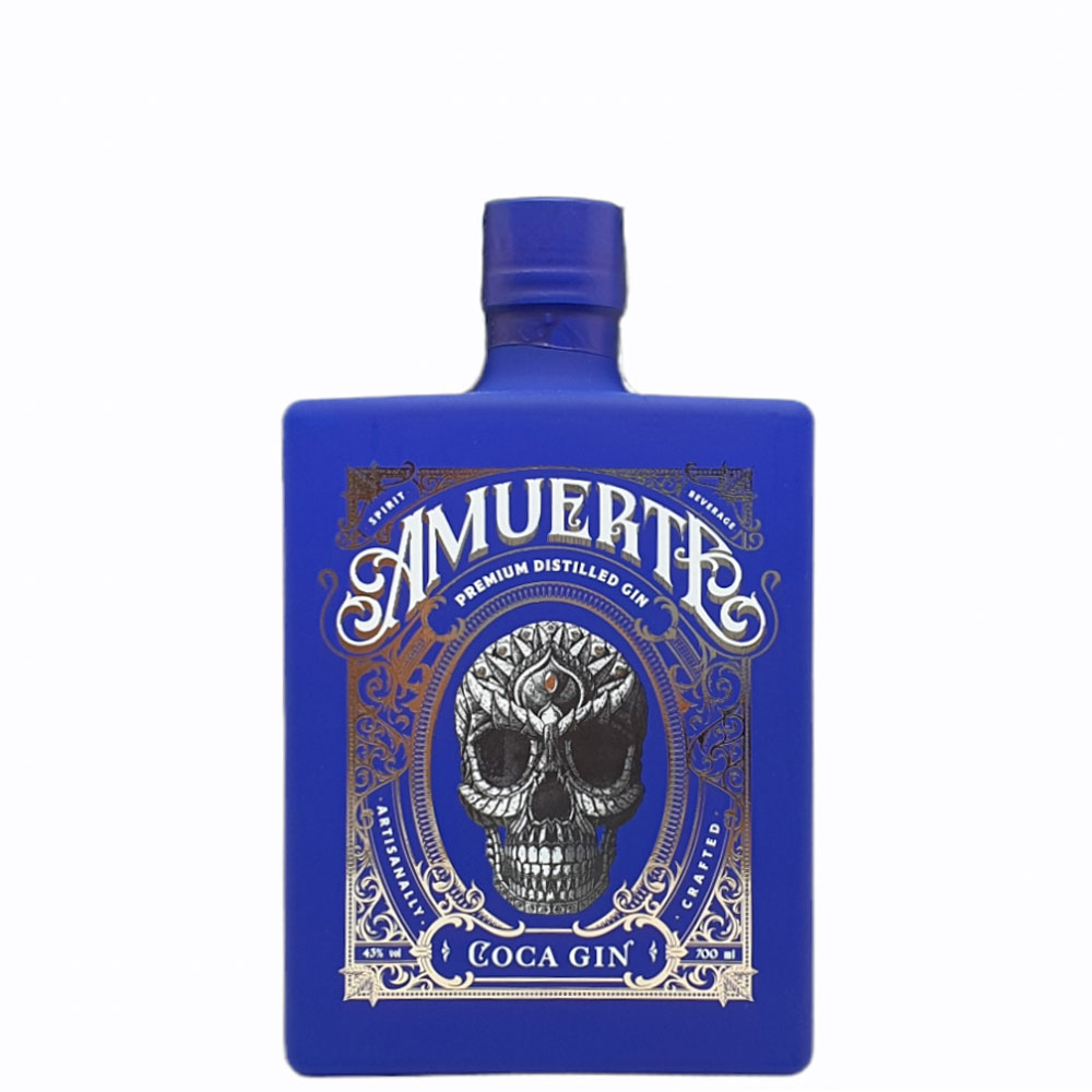 Gin Amuerte Coca Leaf Blue cl 70
