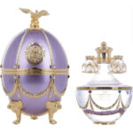 Vodka Imperial Collection Egg Lilla Uovo astuccio in velluto