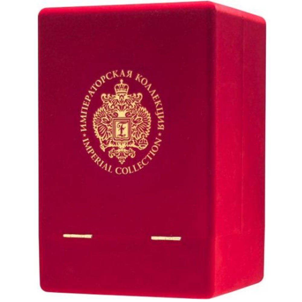 Vodka Imperial Collection Egg Marmo Rosa Uovo Astuccio in velluto - immagine 3