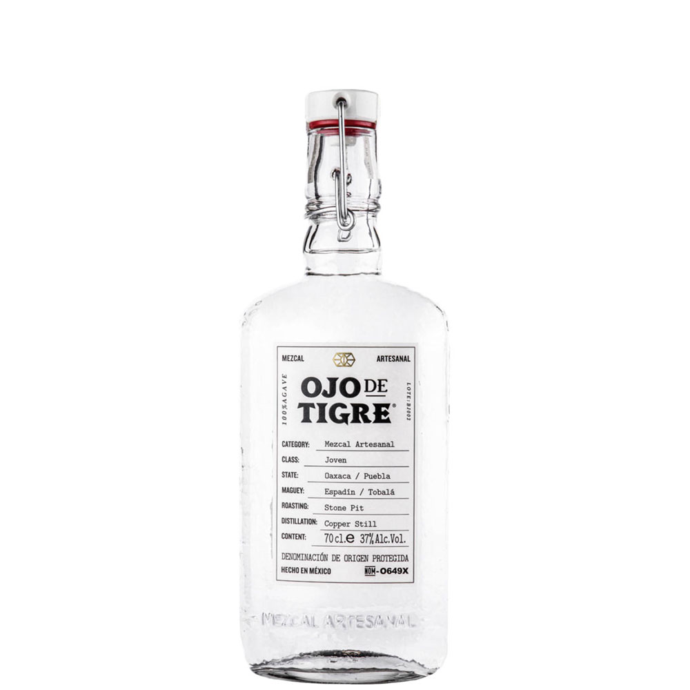Mezcal reposado OJO De Tigre cl 70