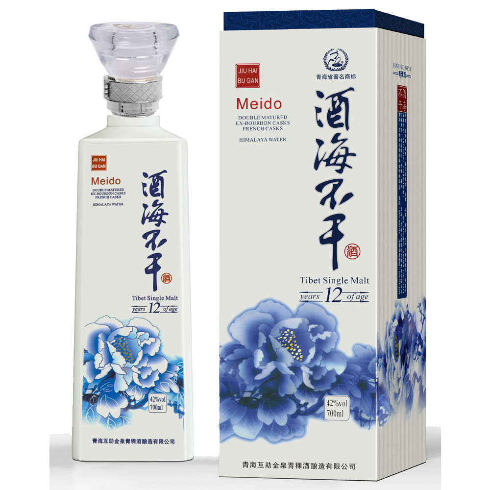 Whisky Jiu Hai Bu Gan Meido 12 anni cl70 Astucciato Cina