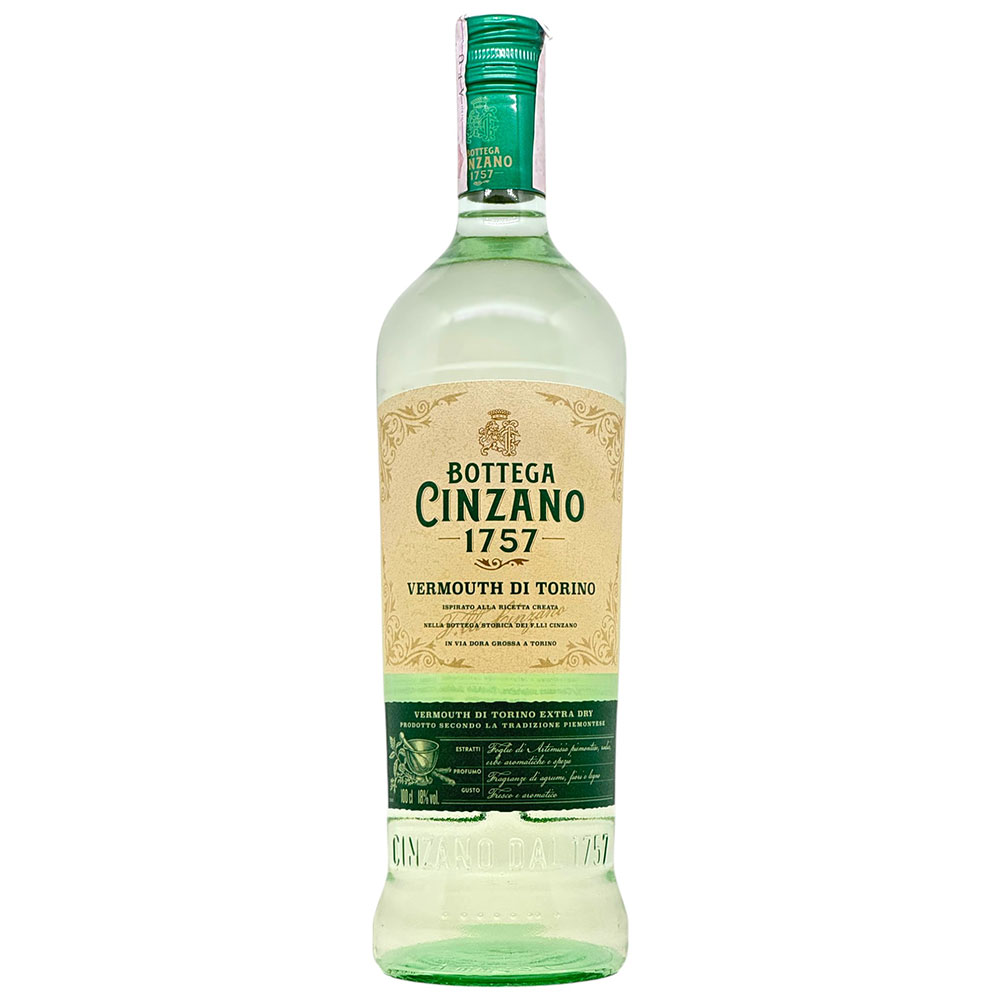 Vermouth Bottega Cinzano di Torino 1757 Bianco lt 1 Extra Dry