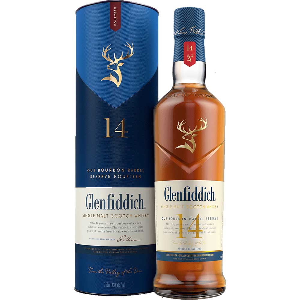 Whisky Glenfiddich 14 anni riserva cl 70 Astucciato