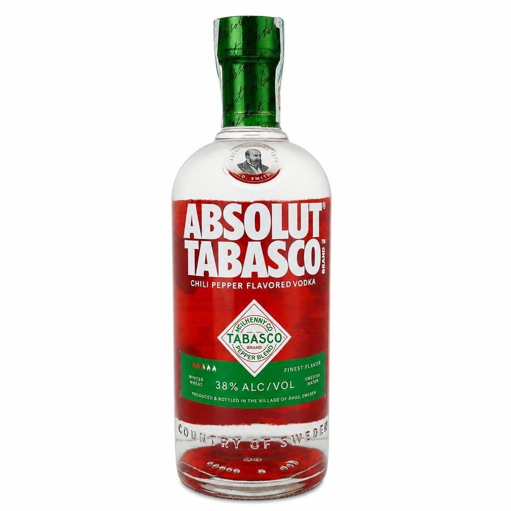 LQ6691 Vodka Absolut Tabasco chili pepper cl 70