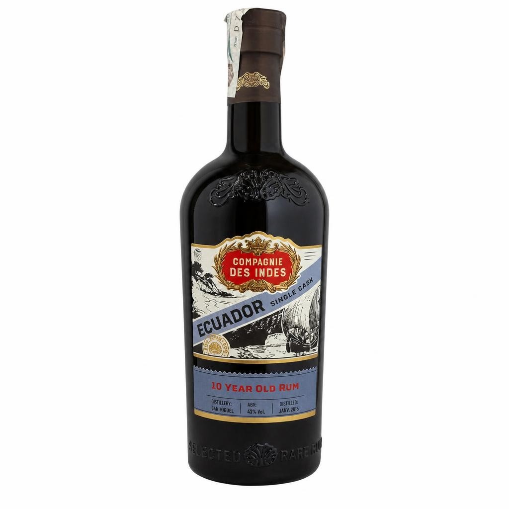 Rum Compagnia delle indie Ecuador singl cask 10 anni cl 70 Astucciato