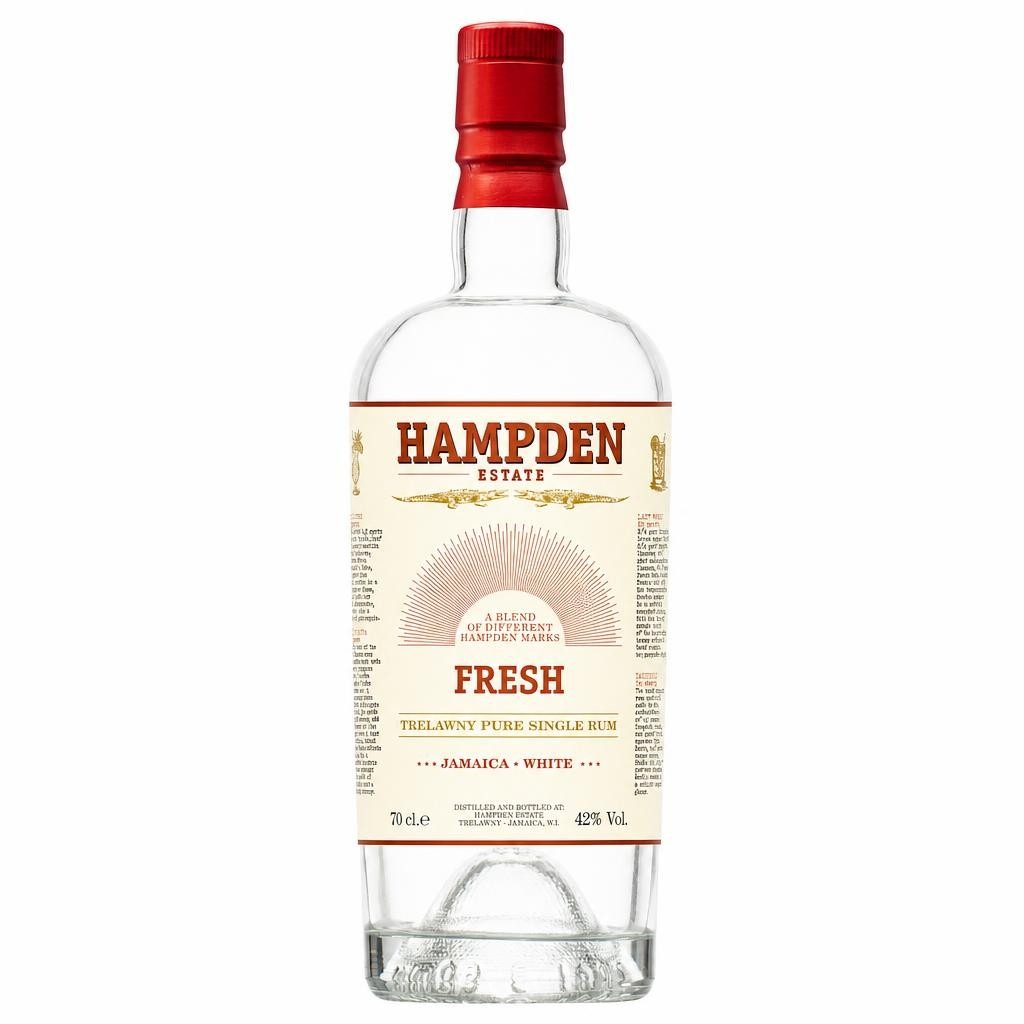 Rum bianco Hampden Estate fresh cl 70