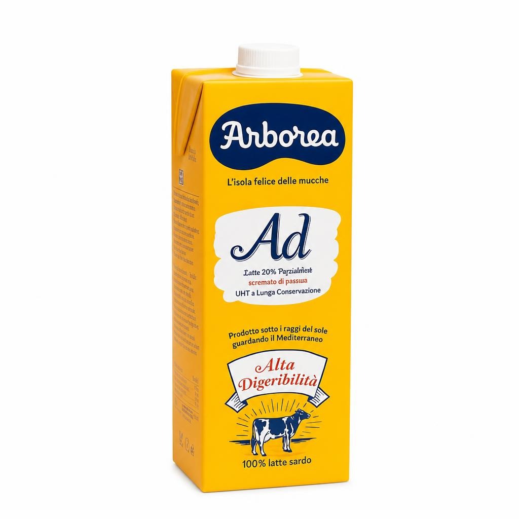 Latte Arborea Alta digeribilita' lt 1