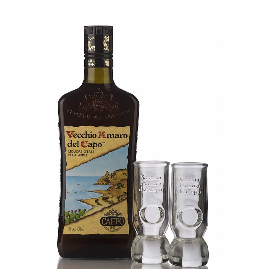 AMARO DEL CAPO 100CL. CON BICCHIERE