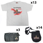 Kit Ceres Red Erik 881144 13 Magliette + 14 Borse + 3 Grembiuli