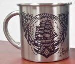 Tazza Sailor Jerry Mug Vintage Style in acciaio