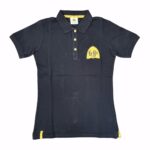 Maglietta nera polo donna Leffe misura L