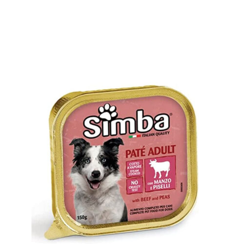 Simba Pate' Cane Manzo e Piselli g 150