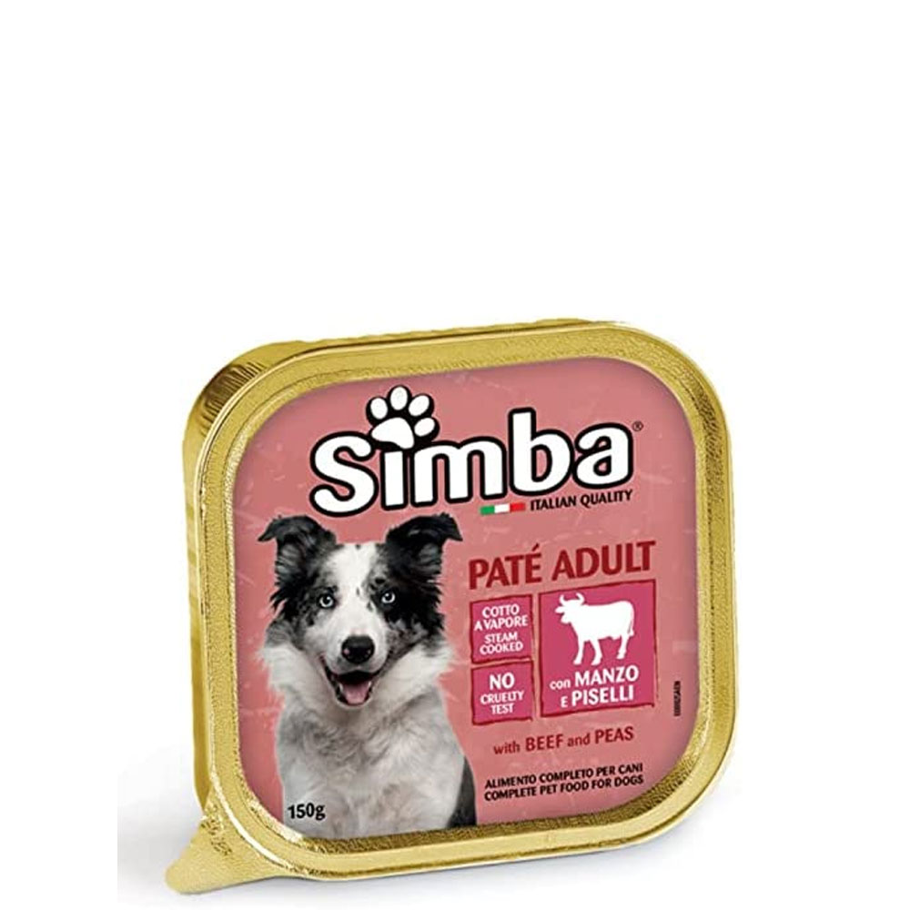 Simba Pate' Cane Manzo e Piselli g 150