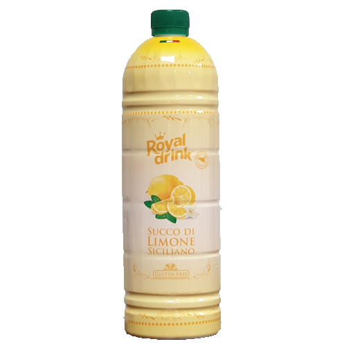 ROYAL DRINK - SUCCO DI LIMONE NATURALE 100% - LT. 1 - Cibo e