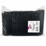 Cannucce diritte nere cm 21 x 1000 pz Toctok (Almar)