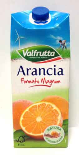 Succo Valfrutta Arancia lt 1,5 brik - Terranova Alimenti