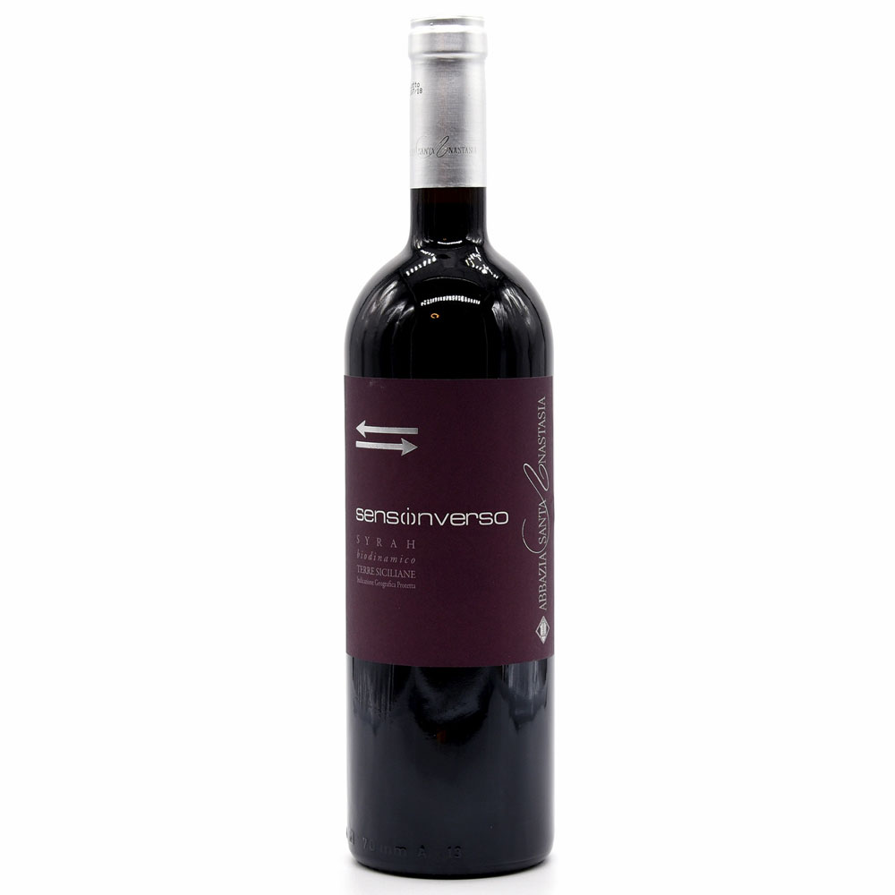Vino S. Anastasia Sensoinverso Syrah Biodinamico DOC cl 75 2016
