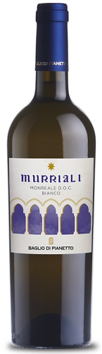 Vino Baglio di pianetto bianco DOC Murriali  BIO cl 75 2022