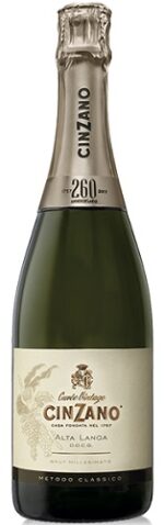 Spumante Cinzano Cuvée Vintage DOCG cl75 Alta Langa Brut Millesimato