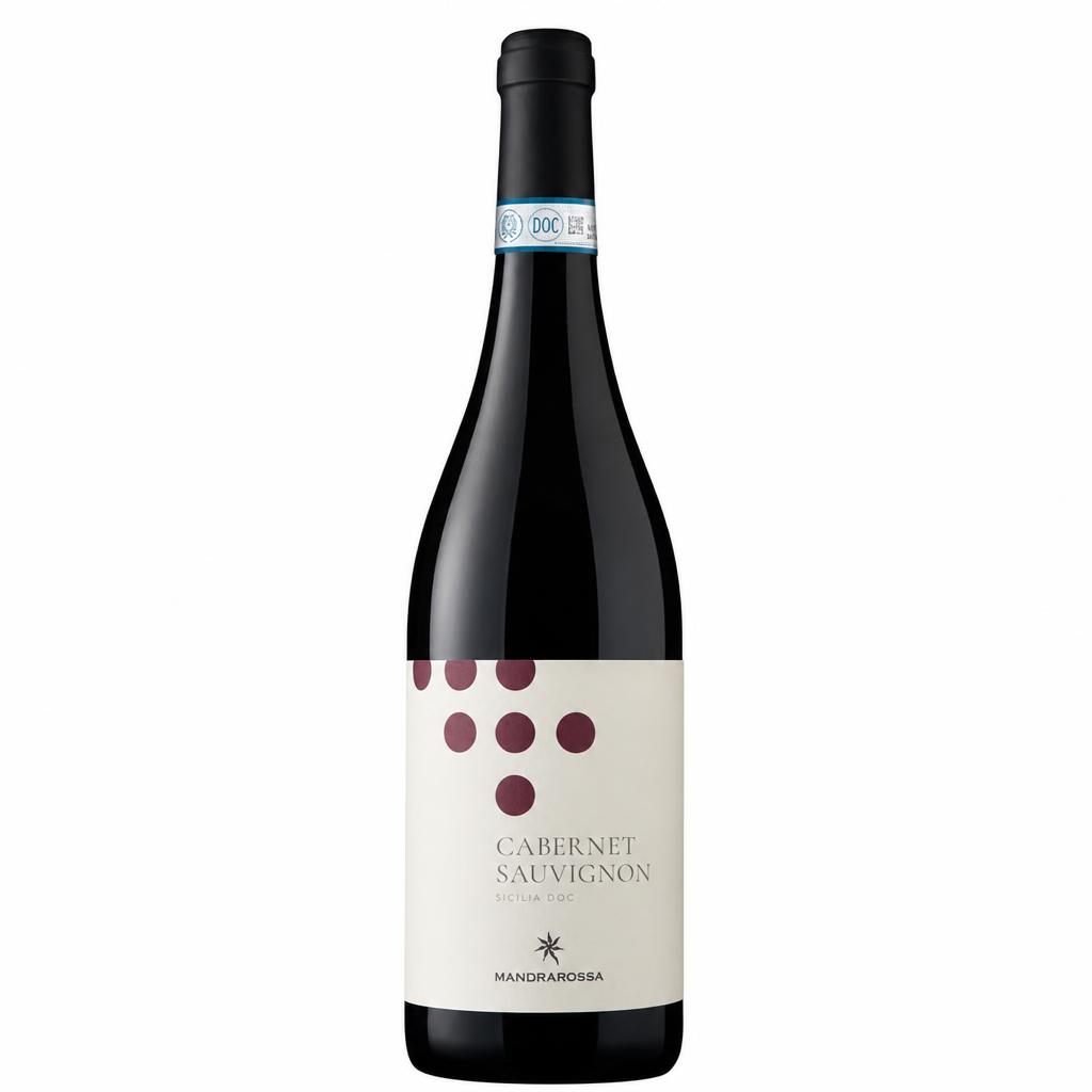 Vino Mandrarossa cabernet S. Doc cl 75 2024
