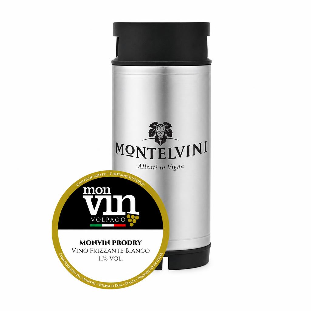 Vino in fusto Prodry bianco frizzante Montelvini lt 20
