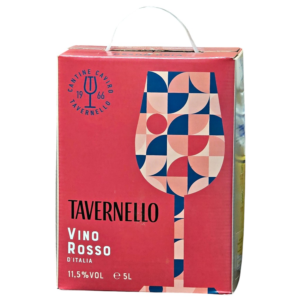 Vino rosso in box Tavernello lt 5