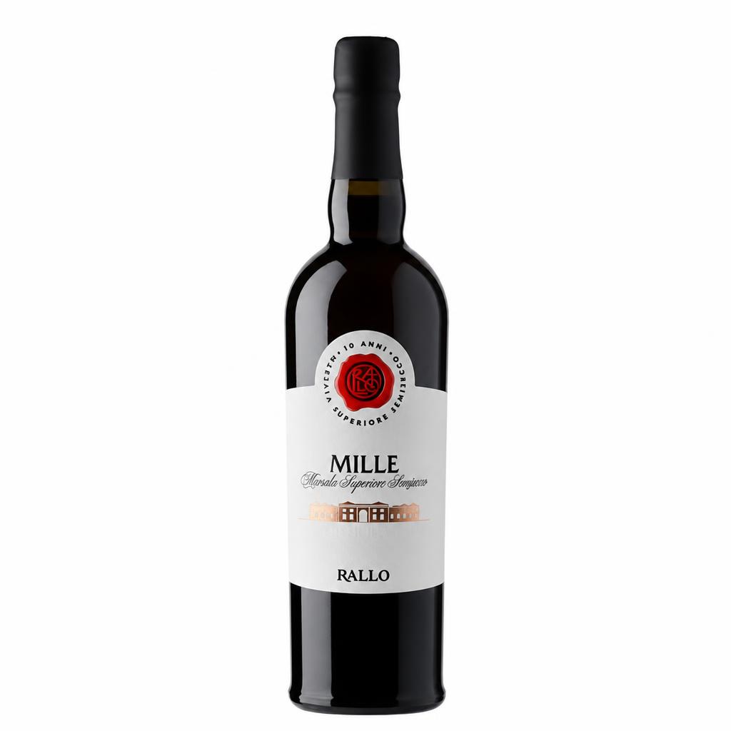 VN3628 Marsala superiore semisecco Mille Rallo 10 anni cl 75