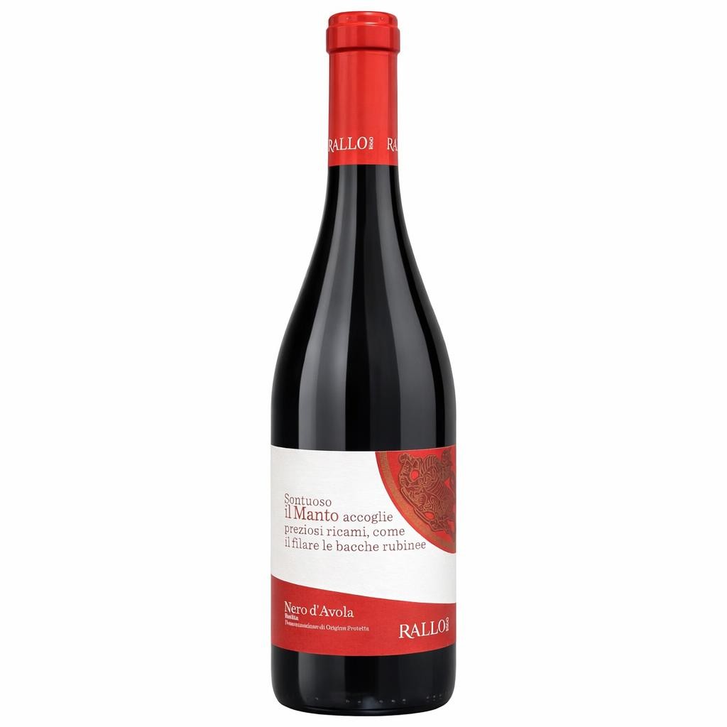 Vino nero avola Il Manto dop cl 75 Rallo 2023