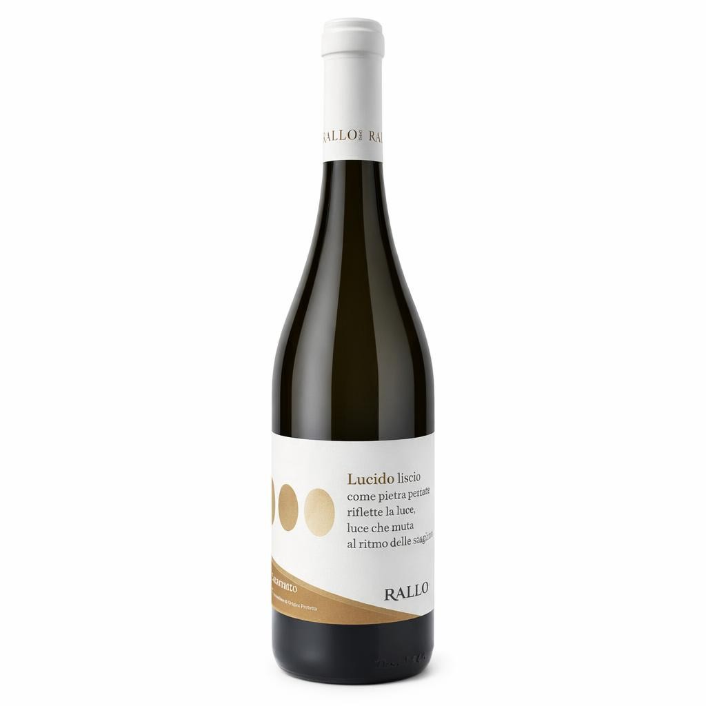 Vino Bianco Catarratto Lucido Rallo cl75 2025 DOP Bio
